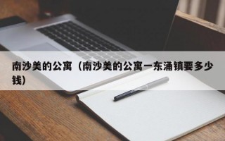 南沙美的公寓（南沙美的公寓一东涌镇要多少钱）