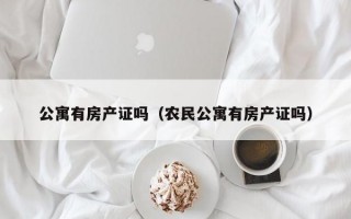 公寓有房产证吗（农民公寓有房产证吗）